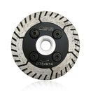 SHDIATOOL Granite Turbo Cutting Blades Two-in-One Design Cut Grind Sharpen Marble Concrete and Bricks 3" 4.5" 5" 7" 9" - SHDIATOOL
