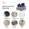 SHDIATOOL Diamond Drill Core Bits Set with 5/8-11 Thread for Porcelain Tile Granite Marble Ceramic 6pcs/Box Dia 20/25/35/50/75/100mm - SHDIATOOL