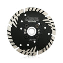 Diamond Turbo Blade with Slant Protection Teeth Cutting Granite Marble concrete Hard Stone SHDIATOOL - DIATOOL