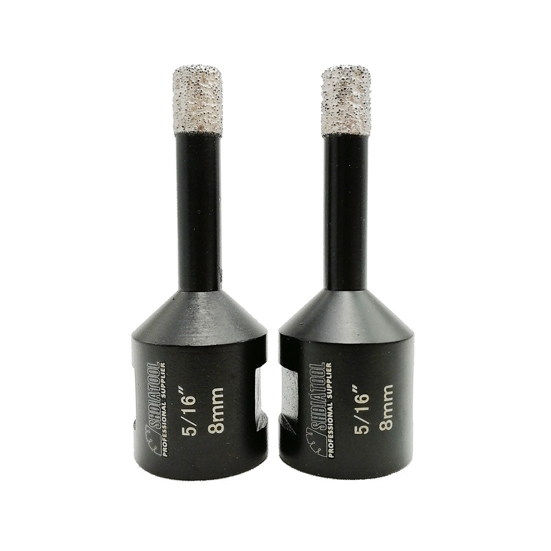 SHDIATOOL 2pcs Diamond Core Drill Bits 5/8-11 thread for Porcelain Ceramic Tile Marble Brick - SHDIATOOL