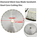 14" Silent Core Marble Diamond Bridge Saw Blade for Hard Granite - DIATOOL