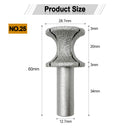 Diamond Router Bits with 1/2" shank for Granite & Marble 31 sizes available 2pcs - SHDIATOOL