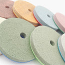 4" Sponge Fiber Polishing Pads for Marble softer stones - DIATOOL