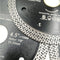 5pcs 4.5"/115mm Mesh Turbo Diamond Saw Blade Cutting Porcelain Tile - DIATOOL