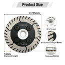 SHDIATOOL Diamond Cutting Grinding Disc 4.5inch 5inch Dual Blade Saw Blade for Granite Marble Concrete BE DE wraehouse - SHDIATOOL