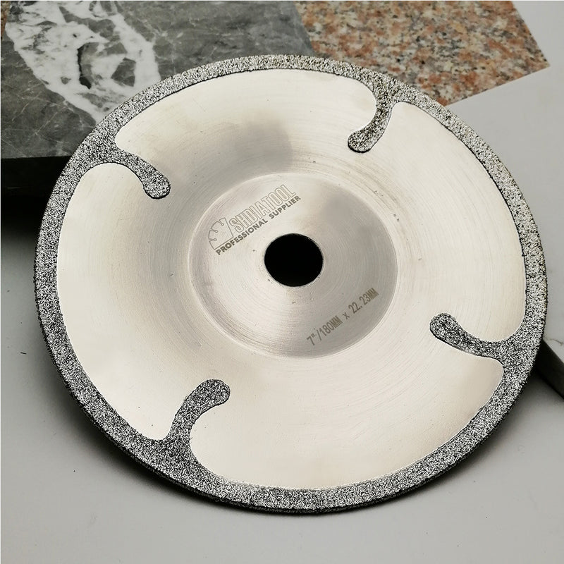 7" Bowl-shaped Electroplated Diamond Cutting and Grinding Blade - DIATOOL