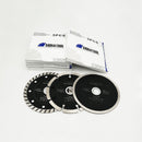 SHDIATOOL 3 Pieces 4-1/2 Inch Diamond Saw Blades Cutting Discs Set for 7/8" or 5/8" Arbor - SHDIATOOL