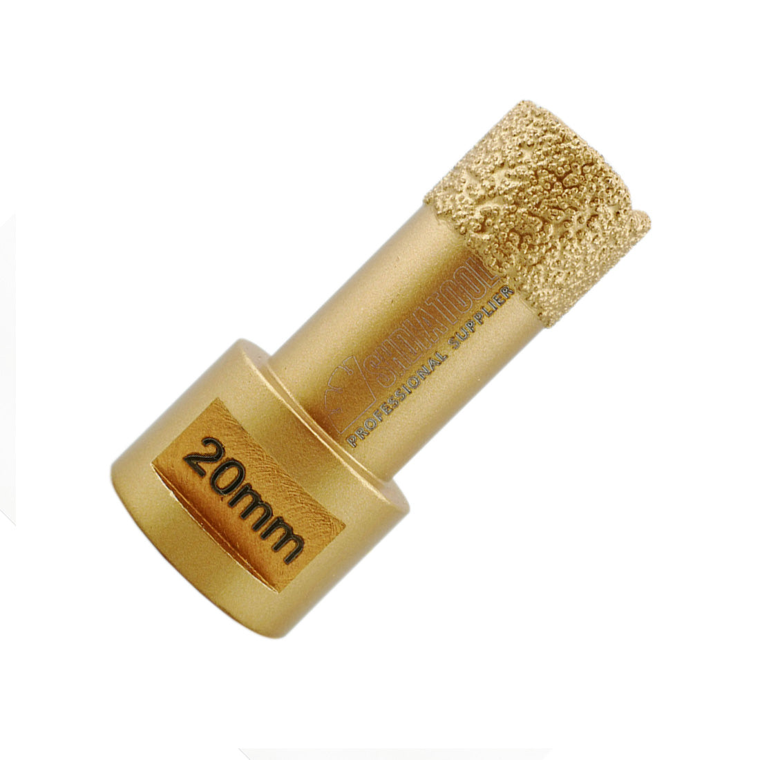 Dry Diamond Drill Core Bit for Porcelain Tile Granite Marble M14 Connection Diamond height 15MM - DIATOOL