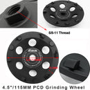 PCD Grinding Cup Wheel for Remove Epoxy Glue Mastic Paint and Concrete Floor Surface Coating M14 or 5/8-11 Thread available 4.5" 5" - DIATOOL
