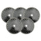 SHDIATOOL Diamond Narrow Turbo Blade with Multi Holes for Tile Granite Marble Concrete 4.5"5"7"9" - SHDIATOOL