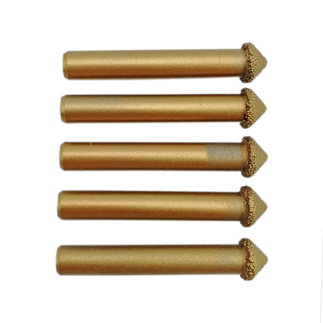 5pcs CNC Vacuum Brazed Diamond Engraving Bits for Stone Carving Tools granite - SHDIATOOL