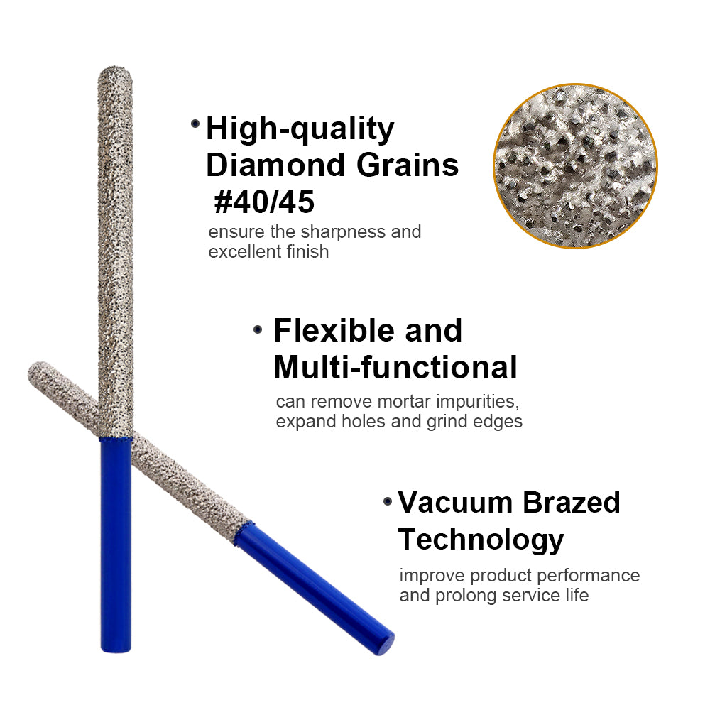 SHDIATOOL Diamond Mortar Raking Bit for Mortar Raking Tuck Pointing Masonry Stone Brick Removal M14 or 5/8"-11 Thread or Round Shank - SHDIATOOL