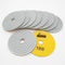 10pcs/set 4" Professional Wet Diamond Polishing Pads for Marble Granite White Resin Bond - SHDIATOOL