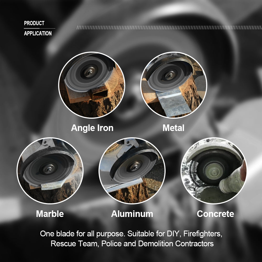 SHDIATOOL Diamond Cut Off Wheels for All Purpose Demolition/Rescue Saw Blades 4.5''/5''/7''/9'' - SHDIATOOL
