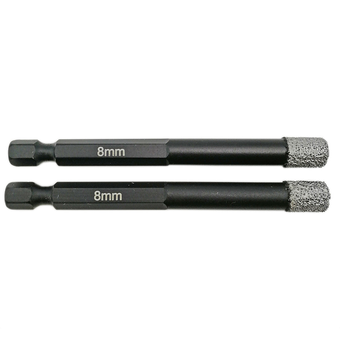 Dry Diamond Drill Bits 2pcs 6/8/10/12/14mm with Quick Change Hex Shank for Granite Porcelain Tile Ceramic Marble - SHDIATOOL
