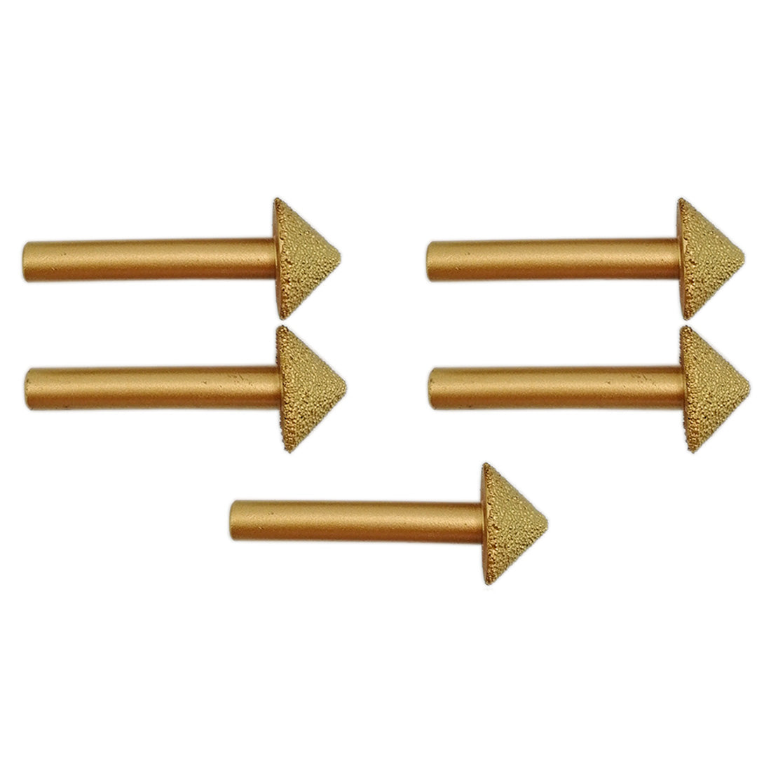 5pcs CNC Vacuum Brazed Diamond Engraving Bits for Stone Carving Tools granite - SHDIATOOL