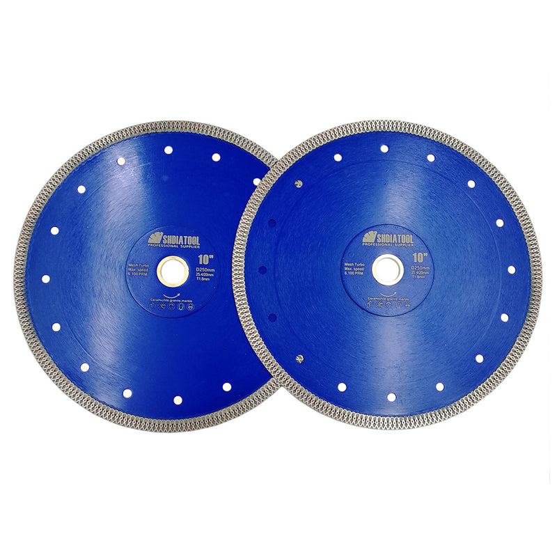 Disco Diamantato 115mm Turbo X Mesh - Per Porcellana, Piastrelle, Granito - Taglio A Secco/Umido - Foto 10