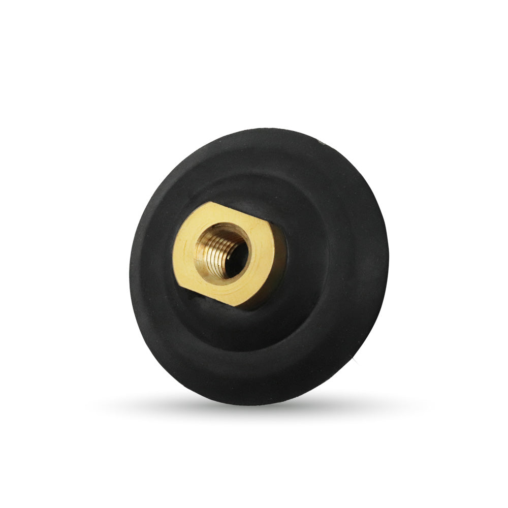 SHDIATOOL Rubber Backer Pad with 5/8-11 or M14 Thread for Diamond Polishing Pads Dia 3"/4"/5" - SHDIATOOL