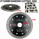 5pcs 4"/4.5"/5"/7"/9" Mesh Turbo Diamond Saw Blades Cutting Porcelain Tile SHDIATOOL - DIATOOL