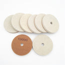 4" Sponge Fiber Polishing Pads for Marble softer stones - DIATOOL