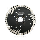 Diamond Turbo Blade with Slant Protection Teeth Cutting Granite Marble concrete Hard Stone SHDIATOOL 4" 4.5" 5" 7" 9" - SHDIATOOL