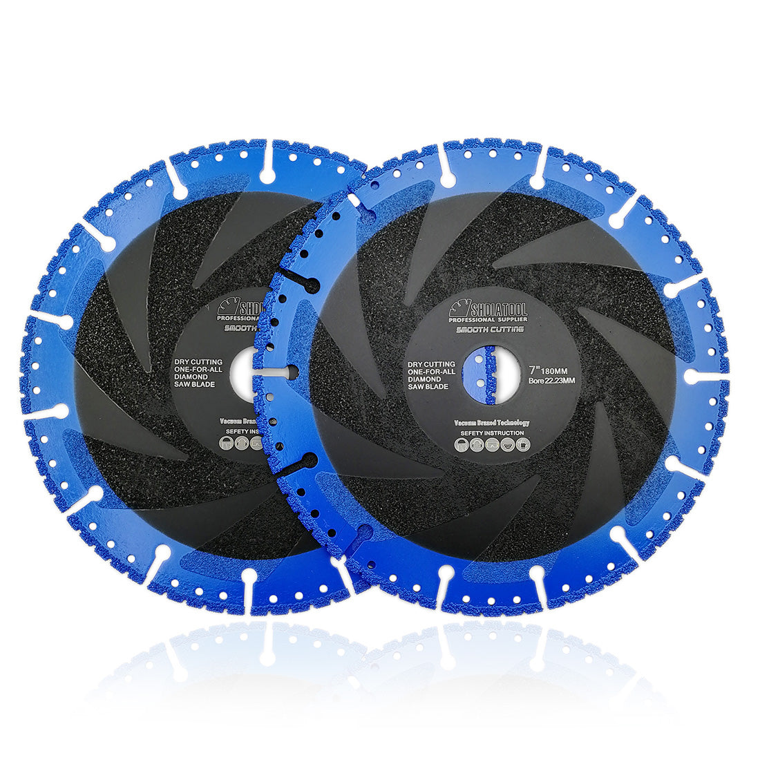 SHDIATOOL Metal Cutting Diamond Blade All Purpose Cut Off Wheel for Rebar Sheet Metal Angle Iron Stainless Steel Available Size 4.5"/5"/6"/7"/9"/12"/14"/16" - SHDIATOOL