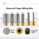 Diamond Finger Bits 5/8-11 or M14 Thread for Porcelain Hard Ceramic Marble Enlarging Holes - SHDIATOOL