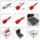 SHDIATOOL Red Diamond Drill Core Bits Kit with Box and an Adapter for Tile Porcelain Granite Marble - SHDIATOOL