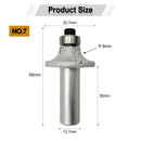 Diamond Router Bits with 1/2" shank for Granite & Marble 31 sizes available 2pcs - SHDIATOOL