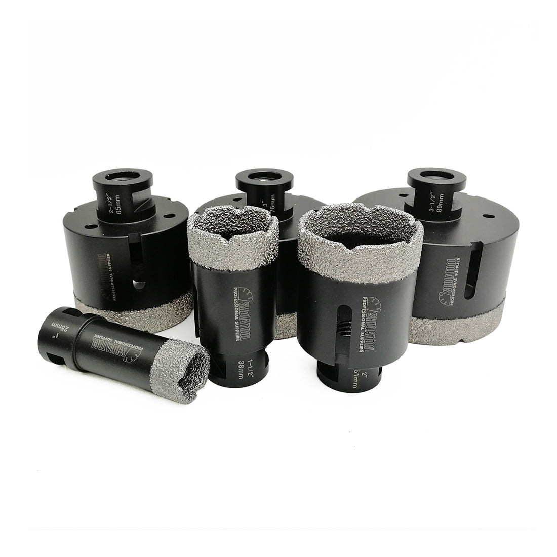 Diamond Core Drill Bits Set for Porcelain Tile Granite Marble Arbor 5/8-Inch-11 - DIATOOL