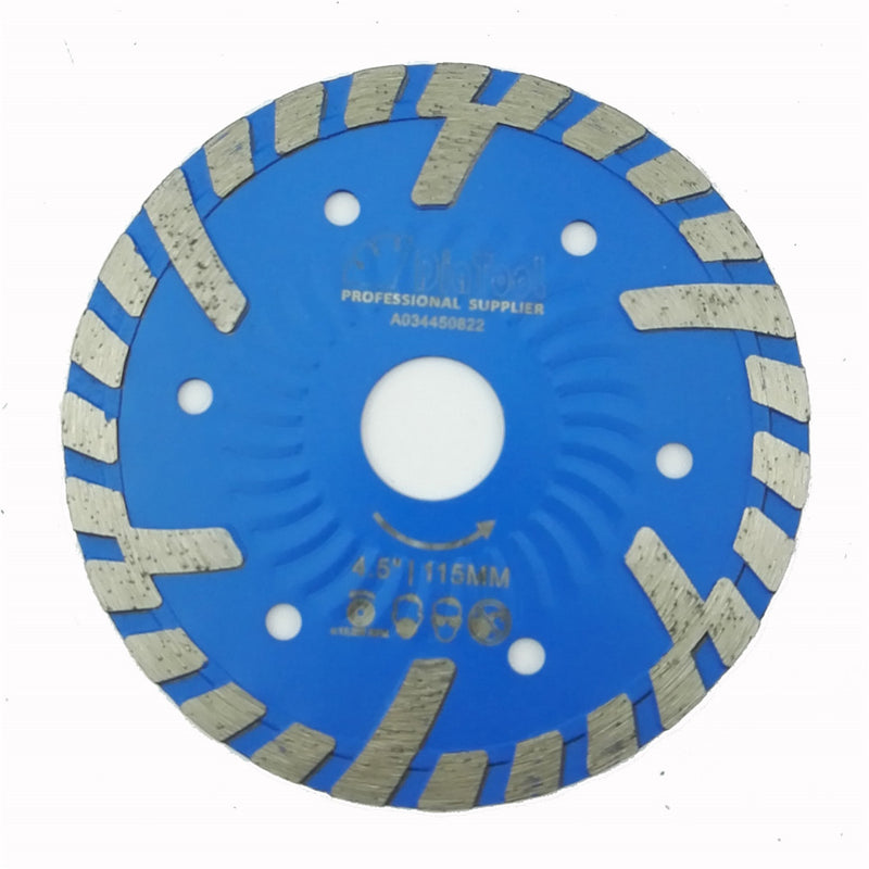 Diamond Blades for Stone Concrete Cutting with Slant Protection Teeth 3 sizes available - DIATOOL