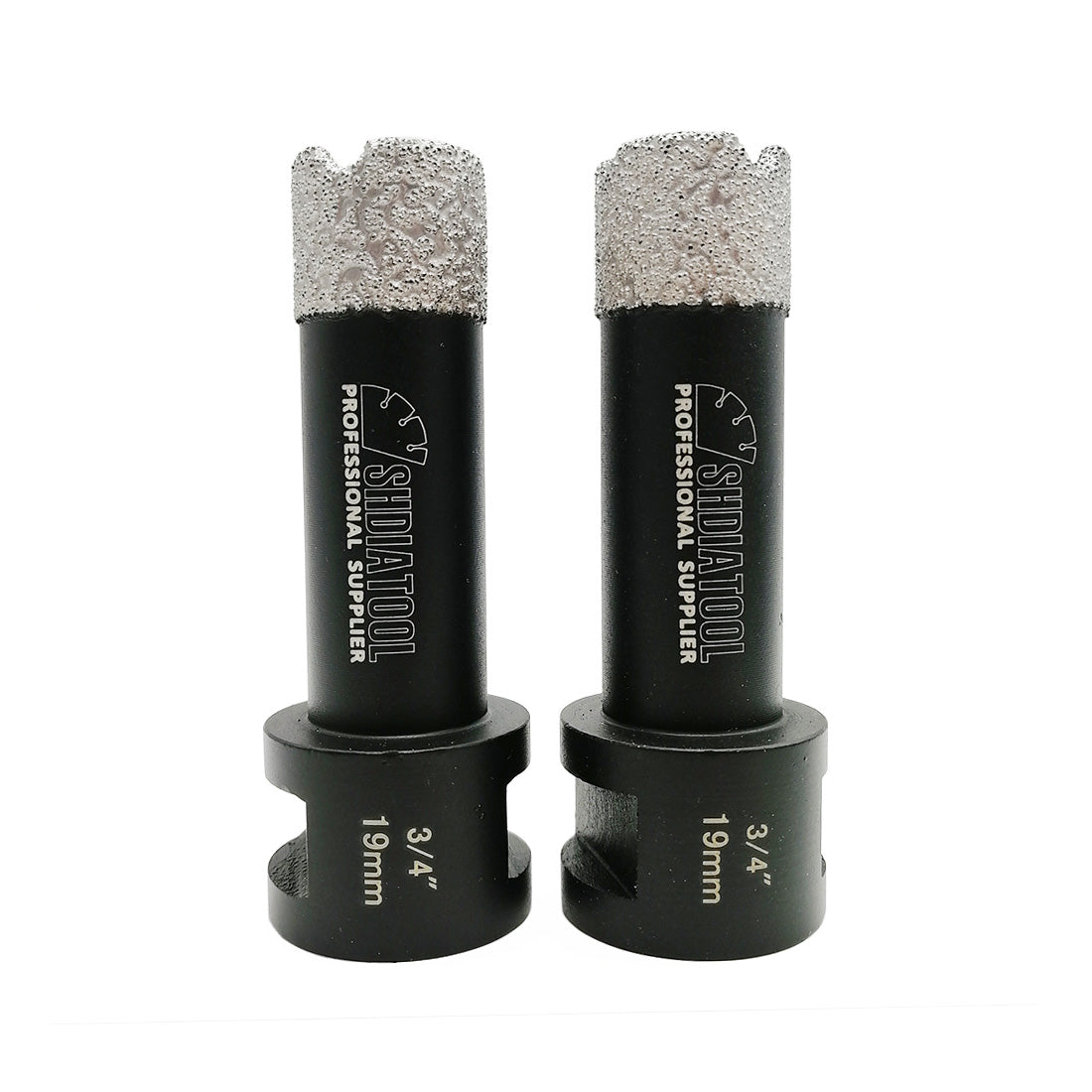 SHDIATOOL 2pcs Diamond Core Drill Bits 5/8-11 thread for Porcelain Ceramic Tile Marble Brick - SHDIATOOL