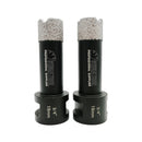 SHDIATOOL 2pcs Diamond Core Drill Bits 5/8-11 thread for Porcelain Ceramic Tile Marble Brick - SHDIATOOL