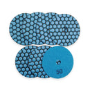 3 inch Dry Diamond Polishing Pads for Granite Marble Ceramic - DIATOOL