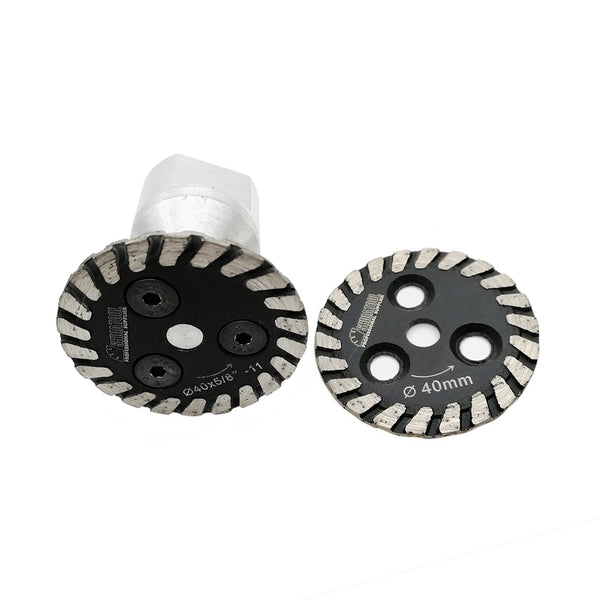 40/50MM Mini Diamond Blade with Removable 5/8-11 long flange Cutting Engraving Granite Marble - DIATOOL