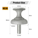 Diamond Router Bits with 1/2" shank for Granite & Marble 31 sizes available 2pcs - SHDIATOOL