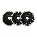 SHDIATOOL 3 Pieces 4-1/2 Inch Diamond Saw Blades Cutting Discs Set for 7/8" or 5/8" Arbor - SHDIATOOL