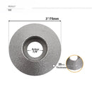 For Marble Ceramic Stone 20mm SHDIATOOL Vacuum Brazed Diamond  Wheel Grinding Disc - SHDIATOOL