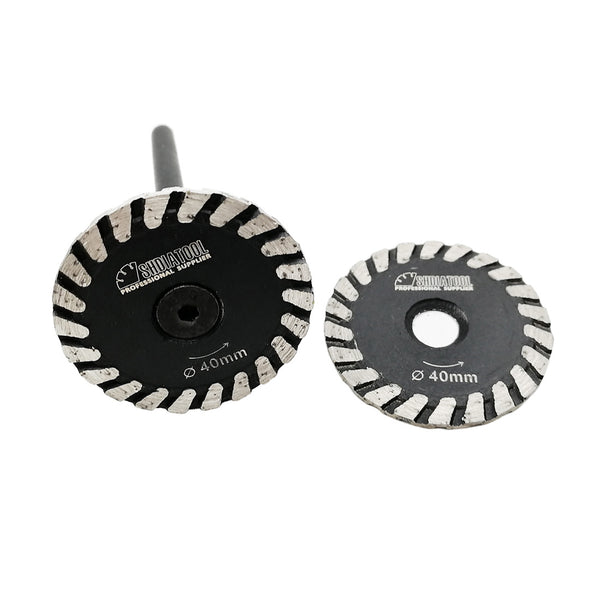 30/40/50MM Mini Diamond Blades with Removable 6mm Shank for multi purpose cutting carving - DIATOOL