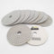 10pcs/set 4" Professional Wet Diamond Polishing Pads for Marble Granite White Resin Bond - SHDIATOOL