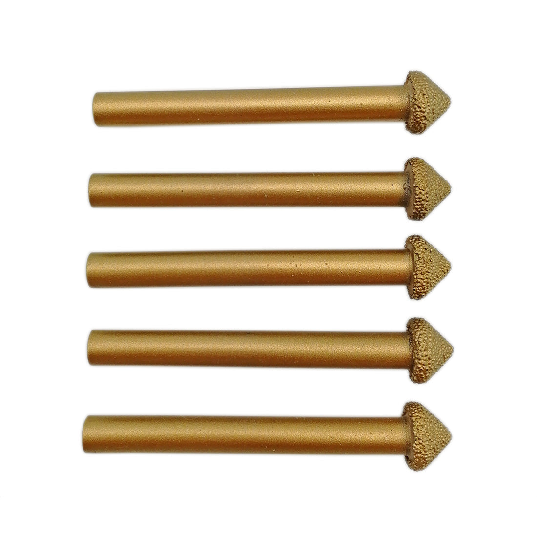 5pcs CNC Vacuum Brazed Diamond Engraving Bits for Stone Carving Tools granite - SHDIATOOL