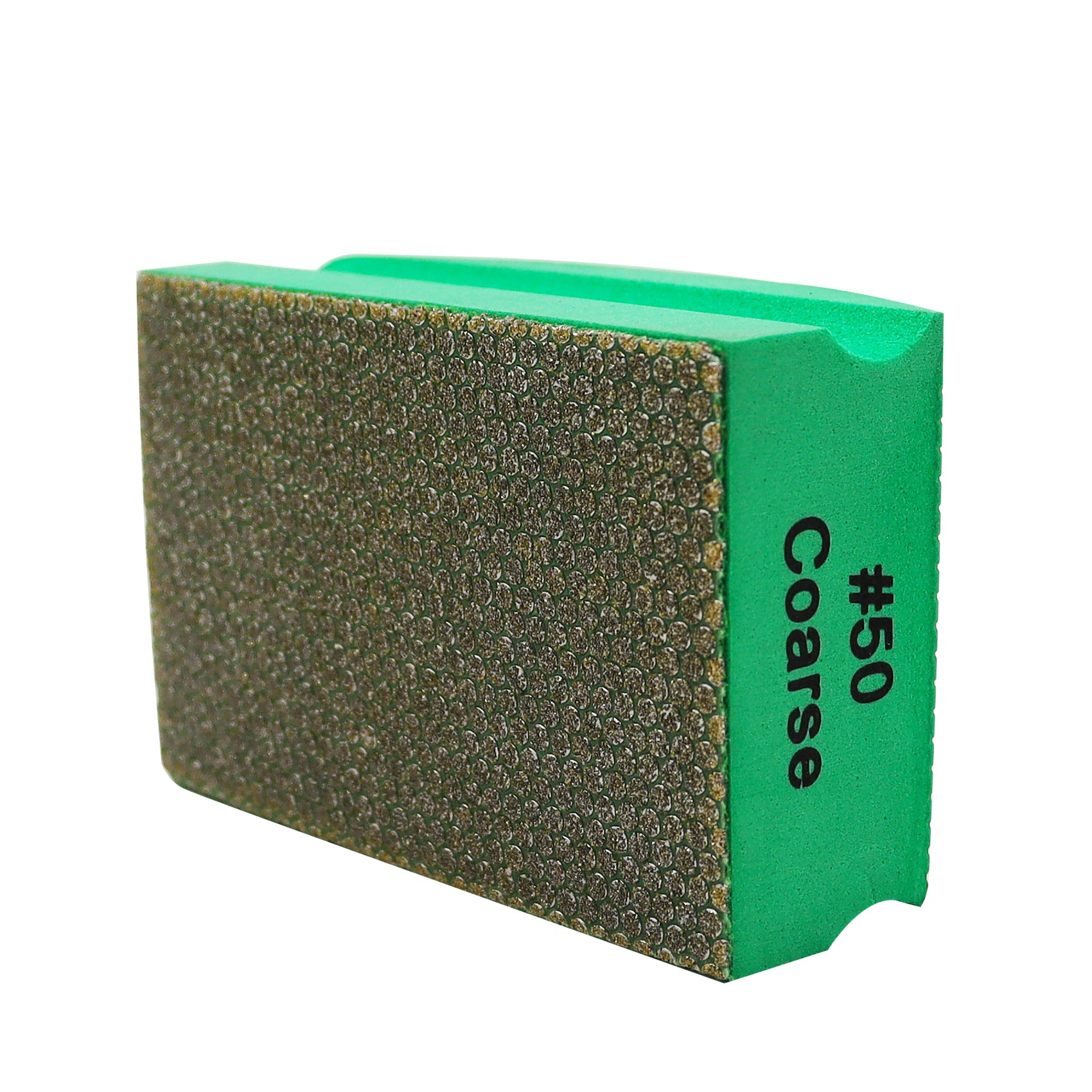 SHDIATOOL Diamond Hand Polishing Pad Dotted electroplated 90X55MM Hard Foam-Backed Hand pad Grit - SHDIATOOL