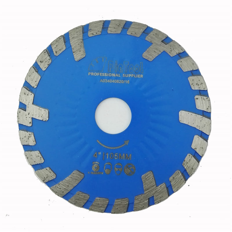 Diamond Blades for Stone Concrete Cutting with Slant Protection Teeth 3 sizes available - DIATOOL