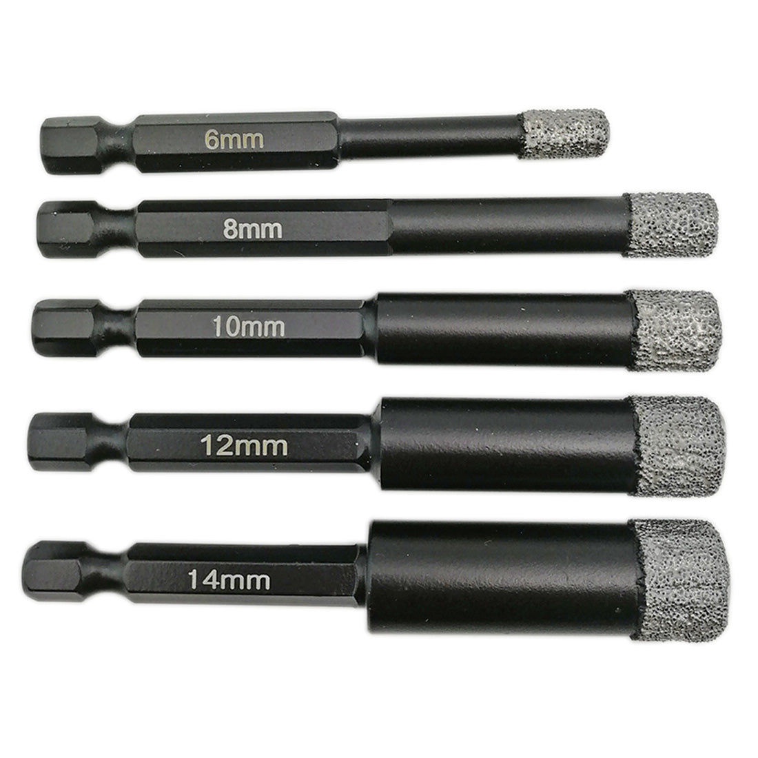 Professional Dry Diamond Tile Drill Bits Set with Quick-fit  Shank - DIATOOL