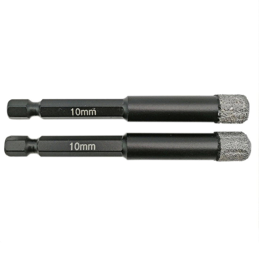 Dry Diamond Drill Bits 2pcs 6/8/10/12/14mm with Quick Change Hex Shank for Granite Porcelain Tile Ceramic Marble - SHDIATOOL