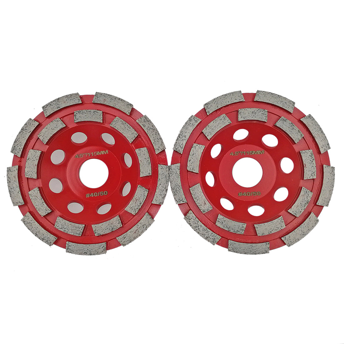 SHDIATOOL Concrete Turbo Row Diamond Grinding Cup Wheel Hard Masonry Marble Weld Turbo Cup Disc Fits 7/8 Inch Arbor from 4" to 7" - SHDIATOOL
