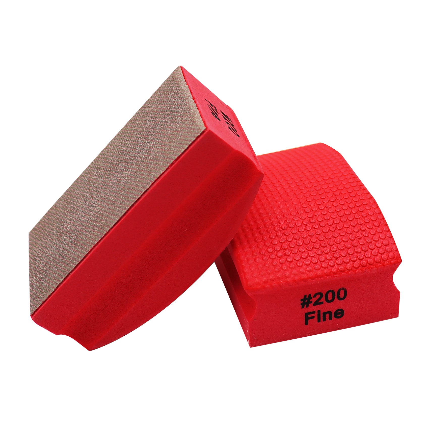 SHDIATOOL Diamond Hand Polishing Pad Dotted electroplated 90X55MM Hard Foam-Backed Hand pad Grit - SHDIATOOL