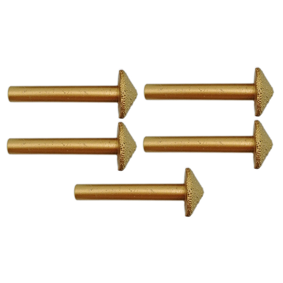 5pcs CNC Vacuum Brazed Diamond Engraving Bits for Stone Carving Tools granite - SHDIATOOL
