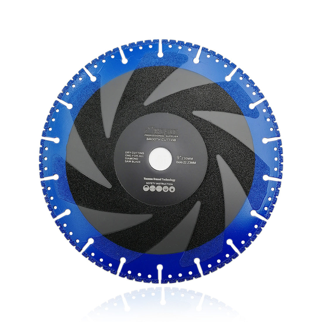 Diameter 9" Rescue Demolition Diamond Blades for ALL-CUT Metal Cutting Diamond Blade All Purpose Cut Off Wheel for Rebar Sheet Metal Angle Iron Stainless Steel  Shipped from USA - DIATOOL